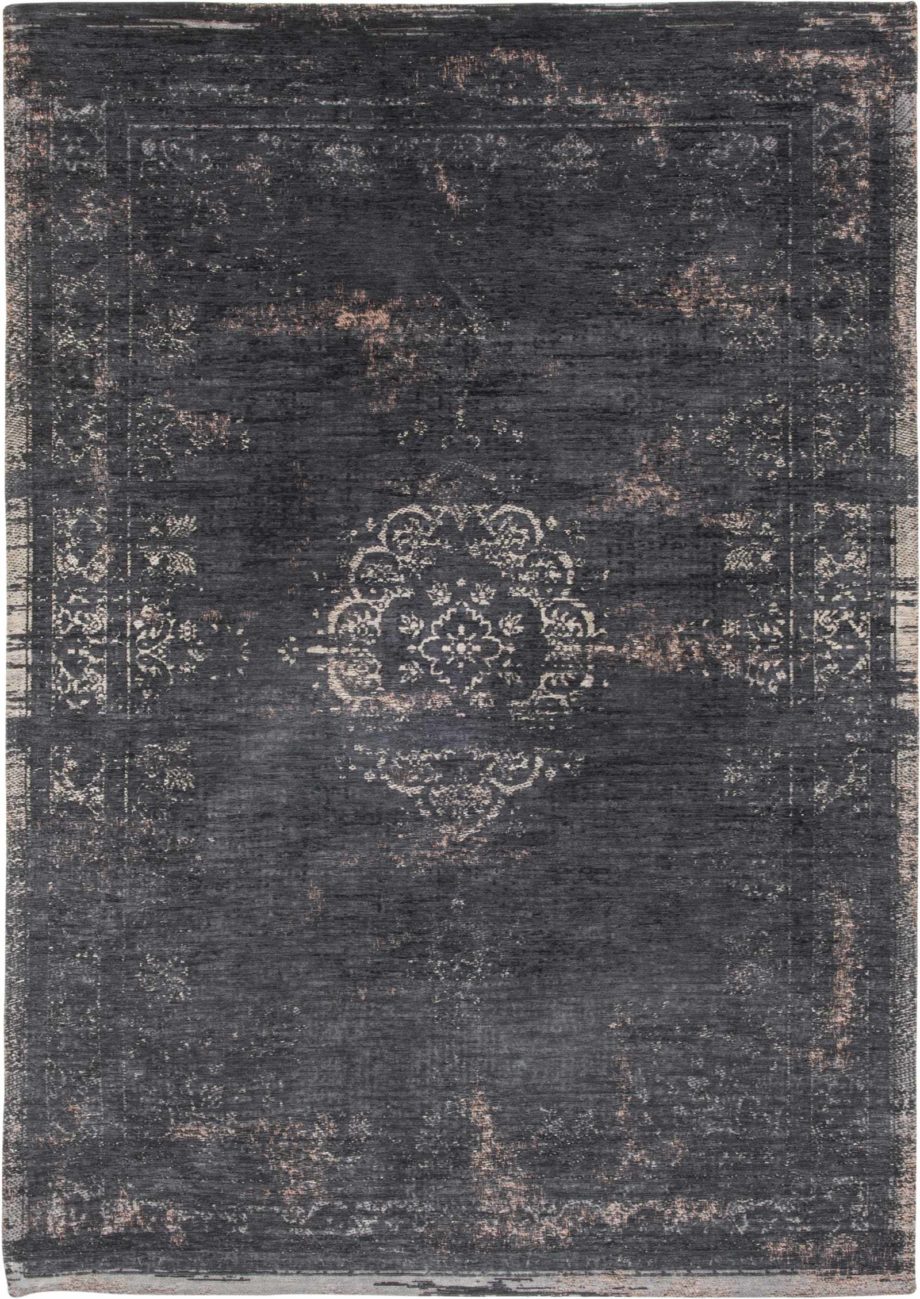 Louis De Poortere matta LX 8263 Fading World Medaillon Mineral Black