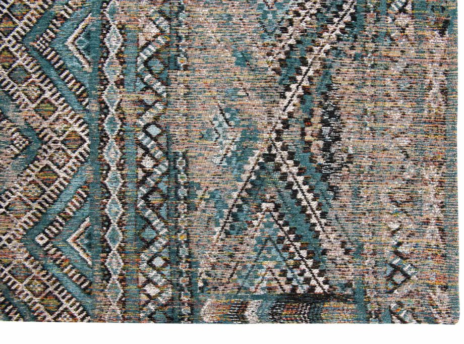 Louis De Poortere matta LX 9110 Antiquarian Kilim Zemmuri Blue corner